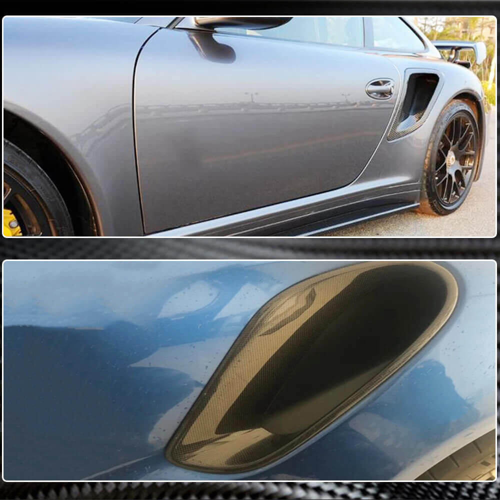 Carbon Rear Fender Covers (for Turbo S 2014-2016) for Porsche 911 2012-2018 - image 5