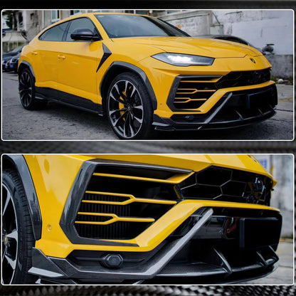Front Bumper Splitters Dry Carbon Fiber for Lamborghini Urus - image 5