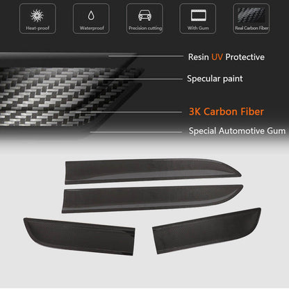 Door moldings (2014-2021, Carbon) for Porsche Macan 2014-2024 - image 5