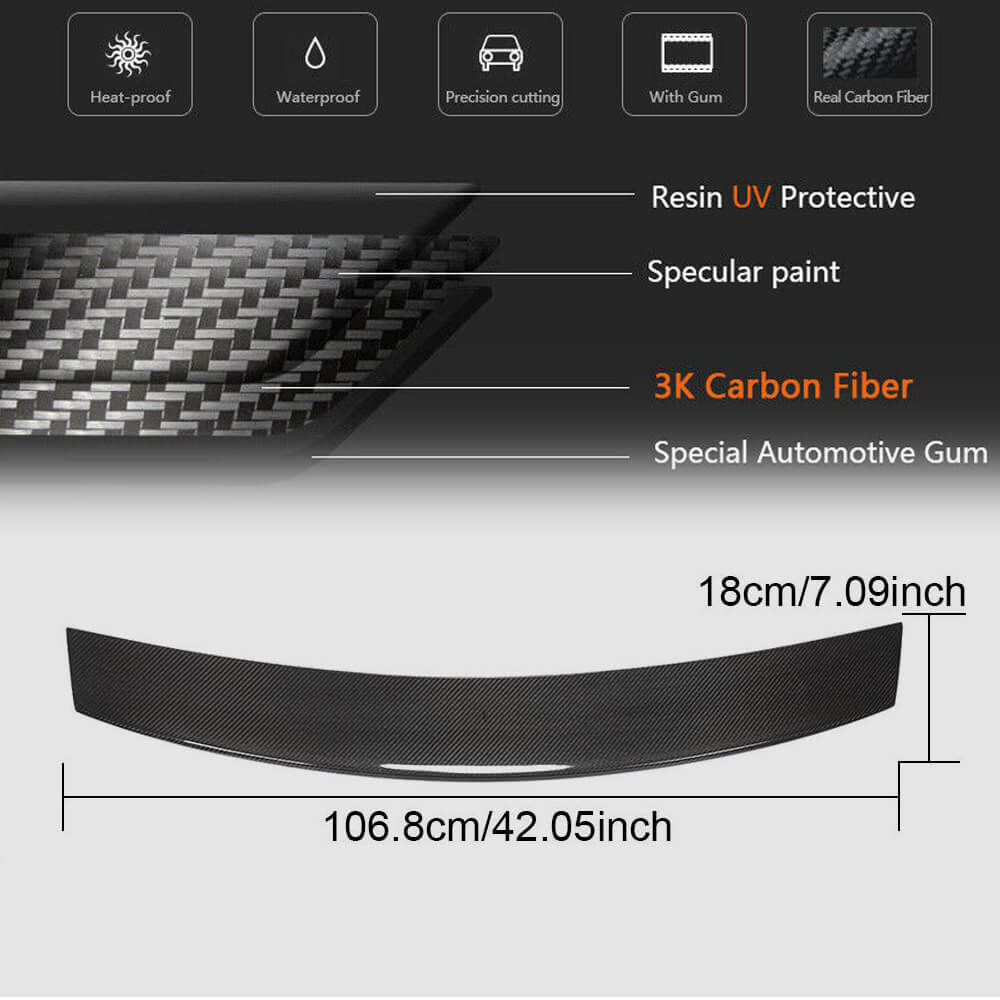 Spoiler V2 (for C190 2014-2019, Carbon) for Mercedes-AMG GT C190/R190 - image 5