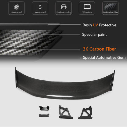 Spoiler (for GT4 Coupe, Carbon) for Porsche Boxster/Cayman 982 (718) 2016- - image 5