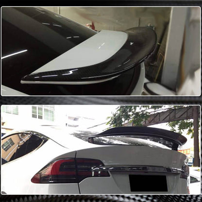 Rear Trunk Spoiler Carbon Fiber V3 (2016-2023) for Tesla Model X - image 5