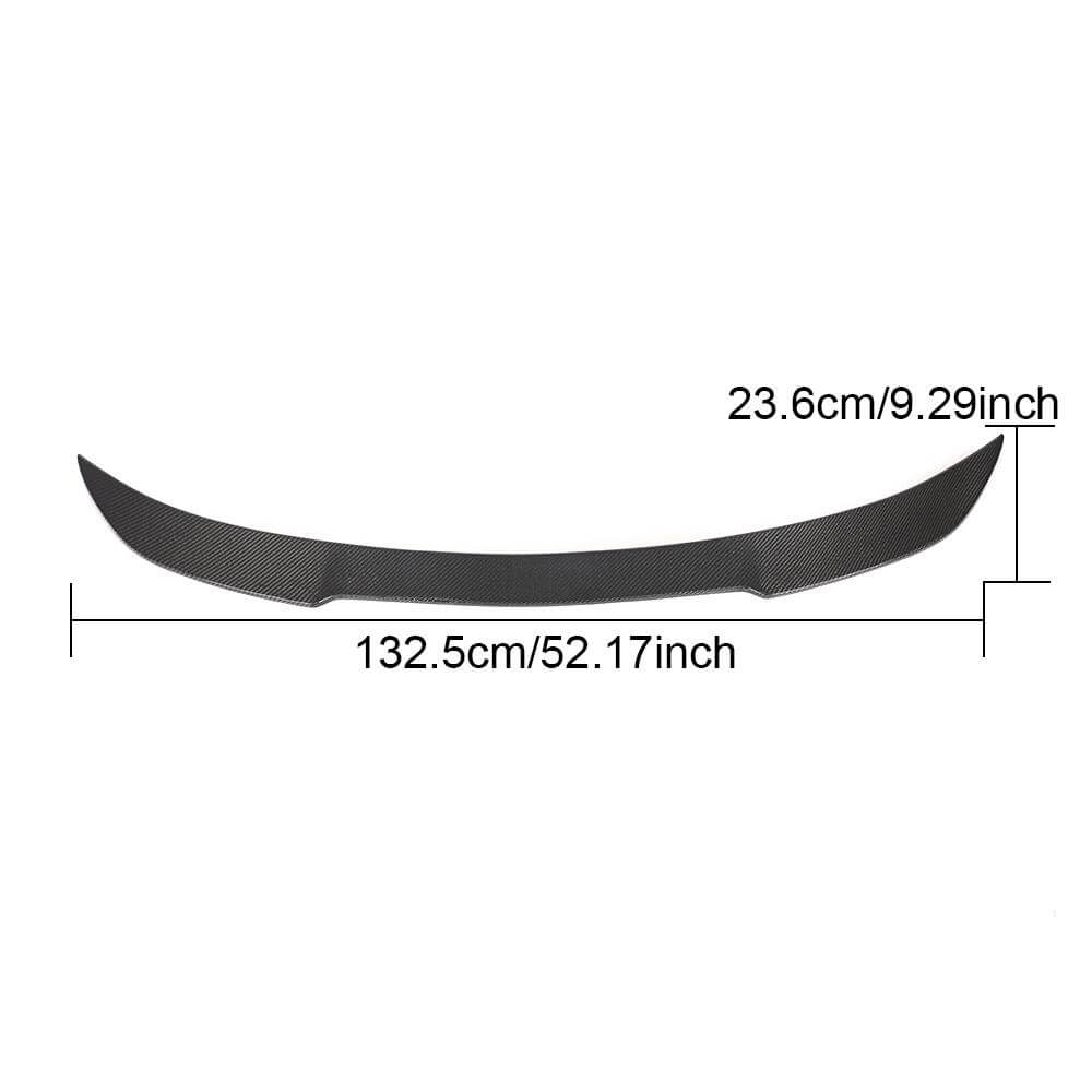 Rear Trunk Spoiler Carbon Fiber V3 for BMW X4 F-26 2014-2018 - image 5