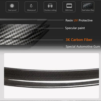 Rear Trunk Spoiler Carbon Fiber V3 for BMW 7 series G11/G12 - image 5