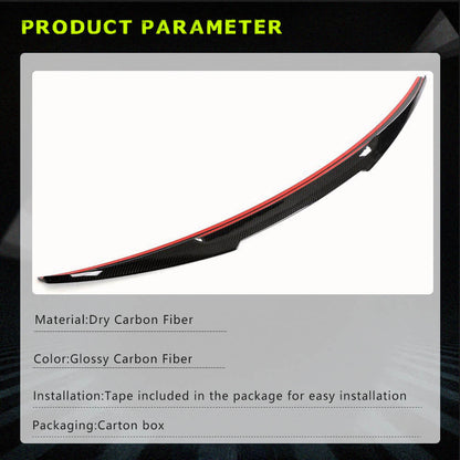 Spoiler V5 (for Sportback, Carbon) for Audi A5 2016-2025 - image 5