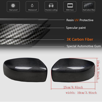 Mirror Covers (2013-2017, Carbon) for Maserati Quattroporte 2013-2023 - image 5