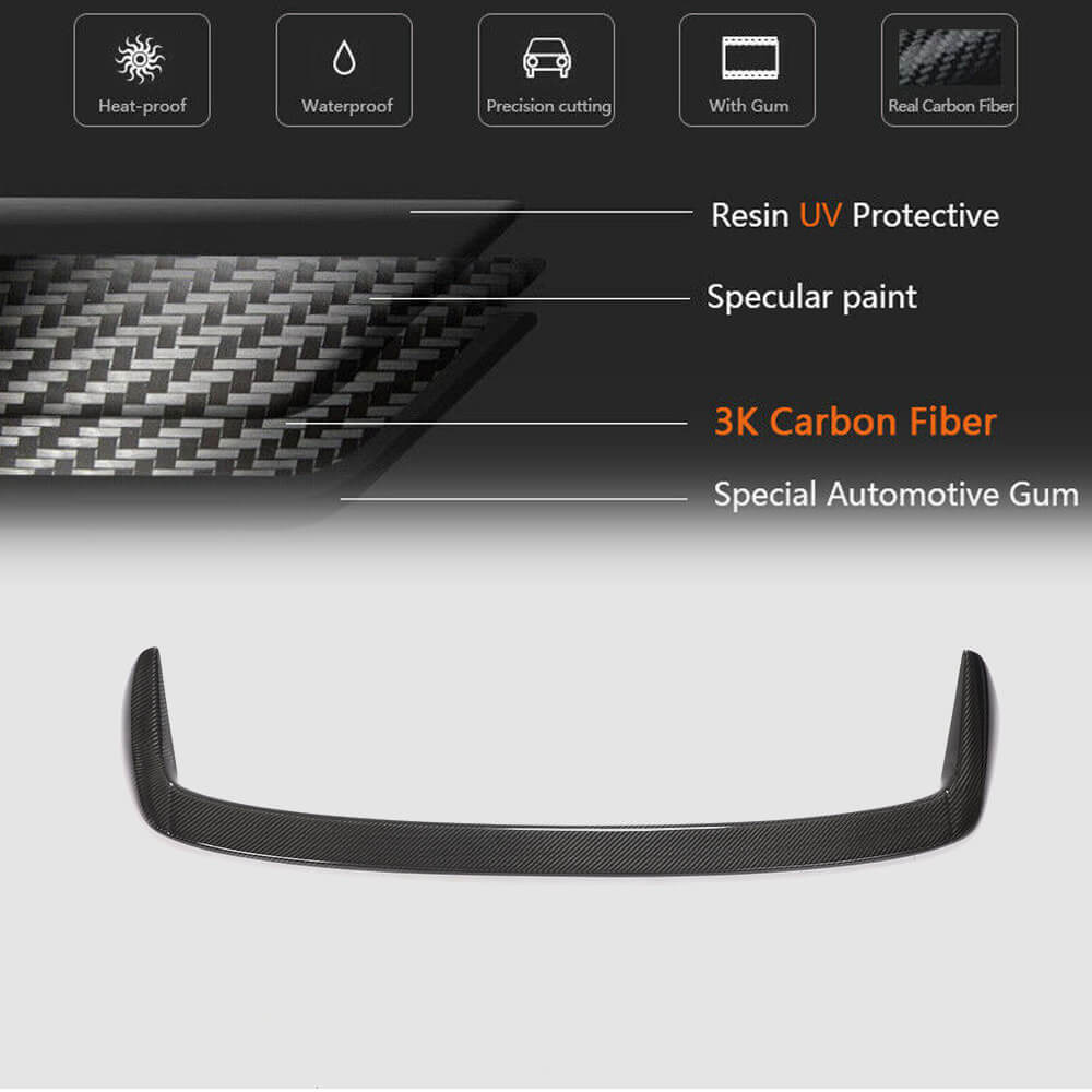 Rear Roof Spoiler Carbon Fiber (E81/E87) for BMW 1 series E81/82/87/88 2004-2011 - image 8