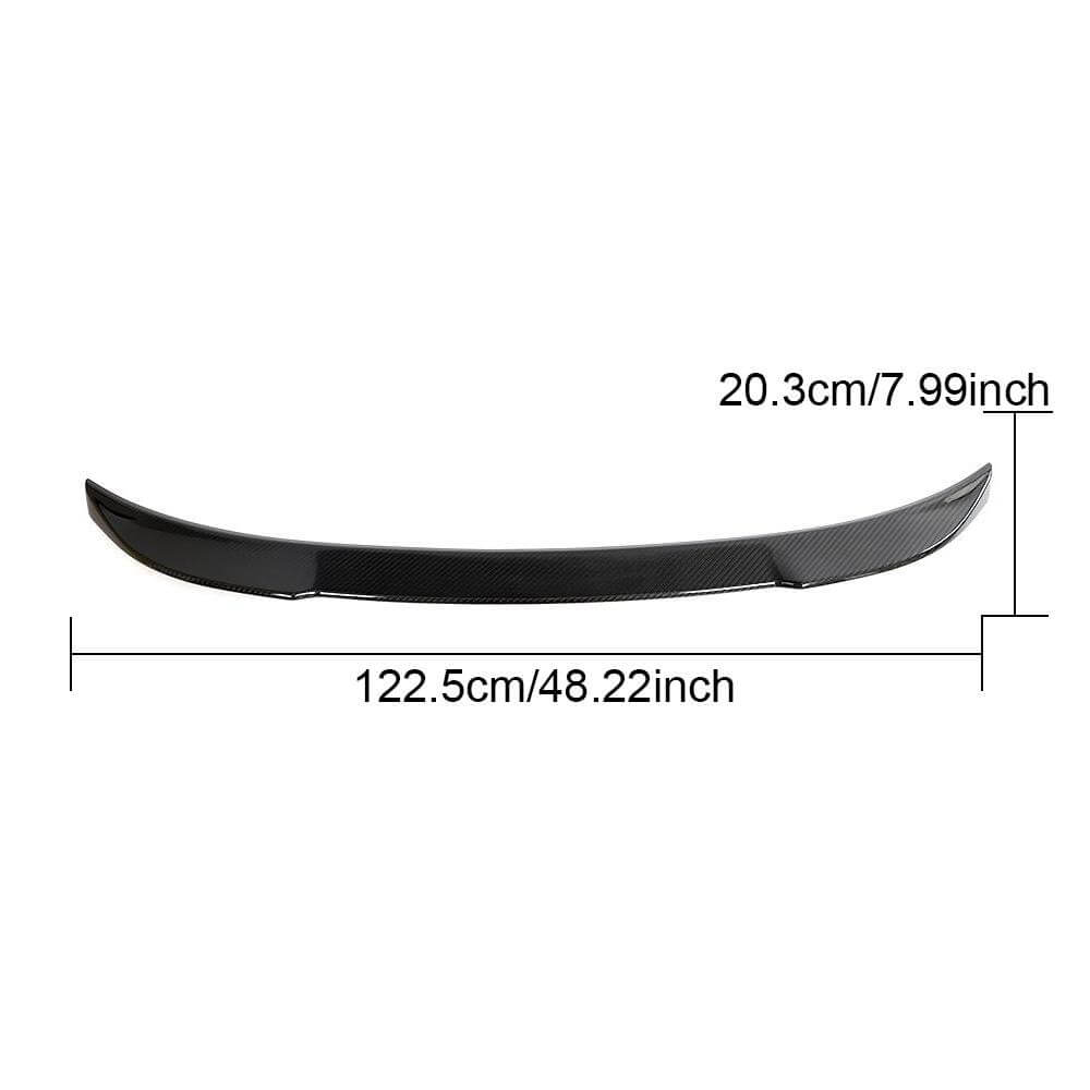 Rear Trunk Spoiler Dry Carbon Fiber V5 (SD) for BMW 3 series G20/21 2018- - image 5