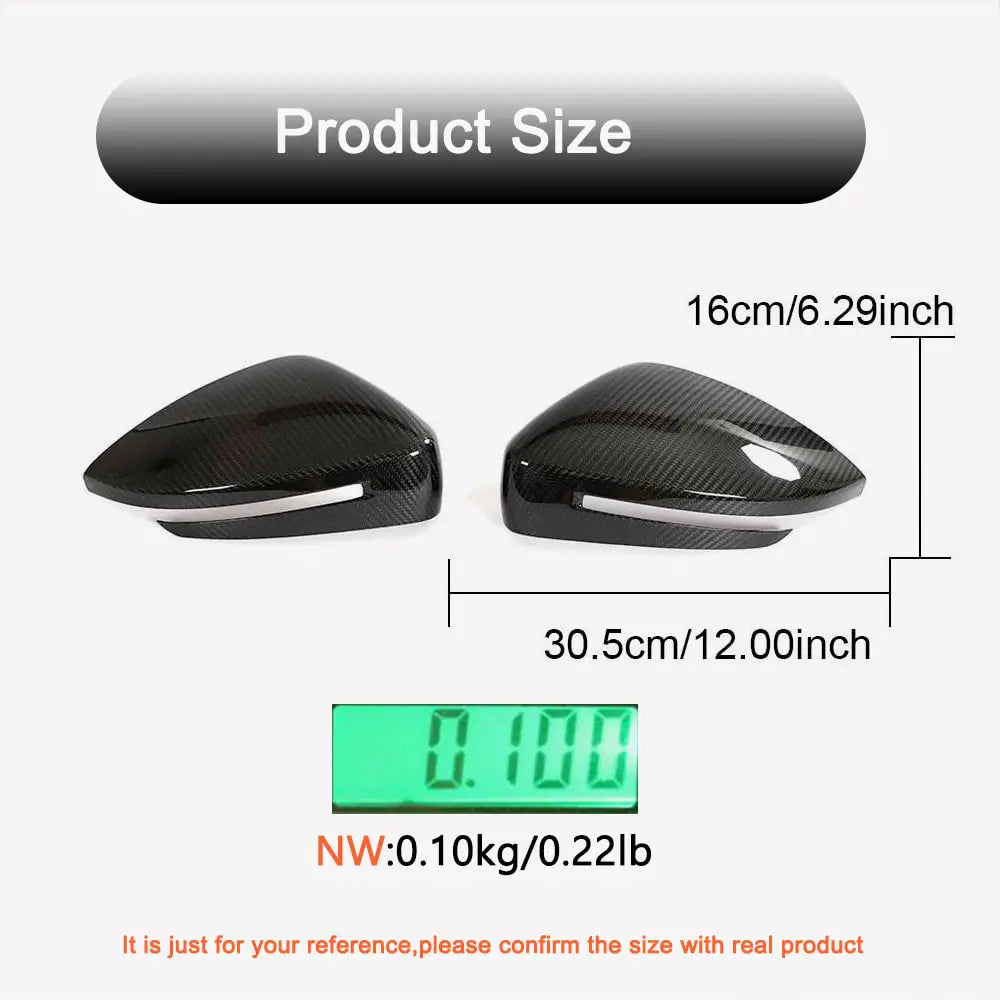 Mirror covers (2021-2024, Carbon) for Zeekr 001 - image 5