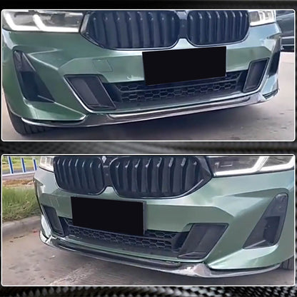 Front Bumper Lip for M-Sport 2017-2020 Carbon for BMW 6 Series G32 2017- - image 5