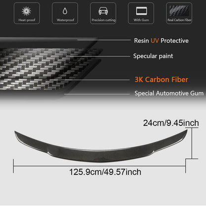 Spoiler SD V3 (Carbon) for Mercedes C-class W204 2007-2015 - image 5