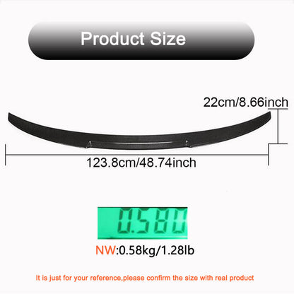 Rear Trunk Spoiler Carbon Fiber V2 (for G26) for BMW I4 (G26) 2022- - image 5