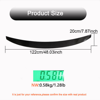 Spoiler V6 (for Sportback, Carbon) for Audi A5 2016-2025 - image 5