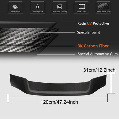 Spoiler V3 (for Sportback, Carbon) for Audi A5 2007-2015 - image 5