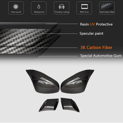 Mirror Covers (Carbon) for Ferrari 458 Italia 2009-2015 - image 5
