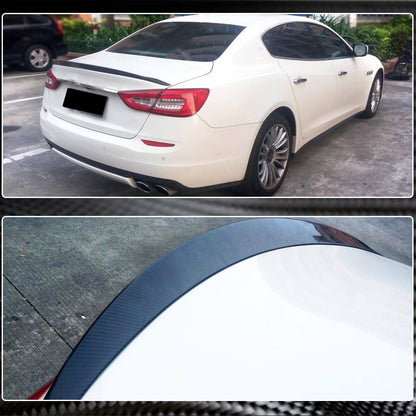 Spoiler V4 (Carbon) for Maserati Quattroporte 2013-2023 - image 5