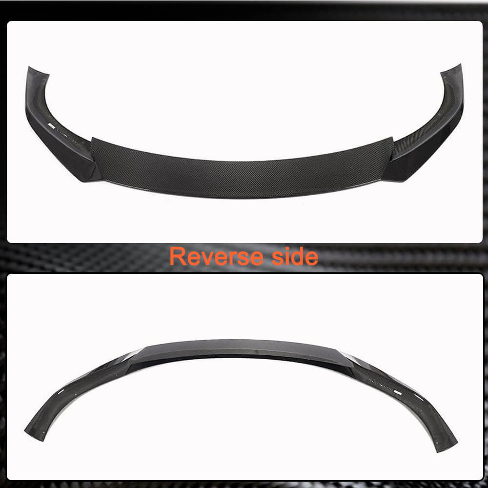Front Bumper Lip V1 (2021+, Carbon) for Tesla Model S 2012– - image 5