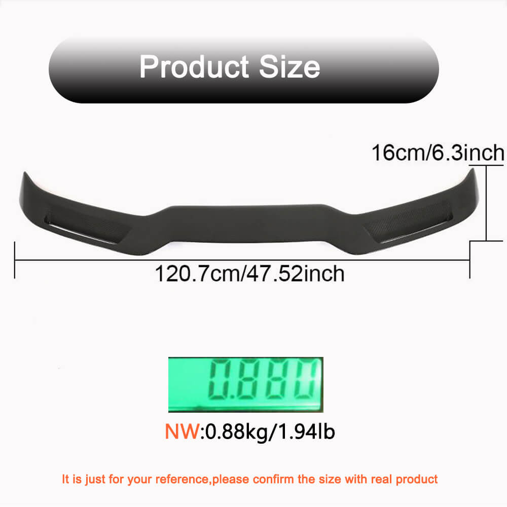 Rear Trunk Spoiler Carbon Fiber V5 (Coupe) for BMW 4 series G22/23/26 2020- - image 5