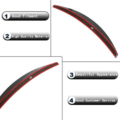 V1 Spoiler (for Sedan, Carbon) for Audi A4 B9 2015-2024 - image 5
