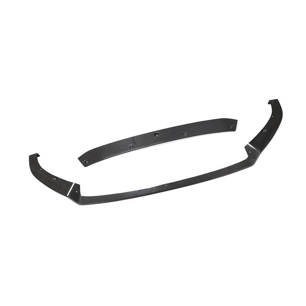 Lip V2 front bumper cover (for R/R-Line 2017-2020, Carbon) for Volkswagen Golf 7/E-Golf - image 5