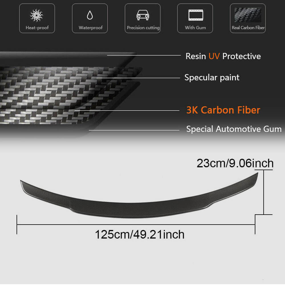 Spoiler V4 (Carbon) for Mercedes E-class W213 2016-2023 - image 5