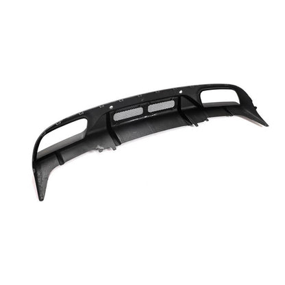 Rear bumper diffuser (for coupe/cabriolet C63 AMG 2019-2021, Carbon) for Mercedes C-class W205 2014-2021 - image 5
