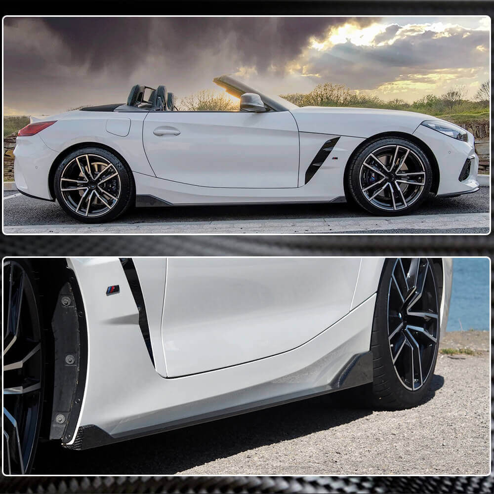 Side Skirt Extensions (for M-Sport, Carbon) for BMW Z4 (G29) 2018- - image 5