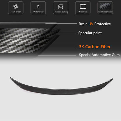 Rear Trunk Spoiler Carbon Fiber V11 (SD) for BMW 3 series G20/21 2018- - image 5