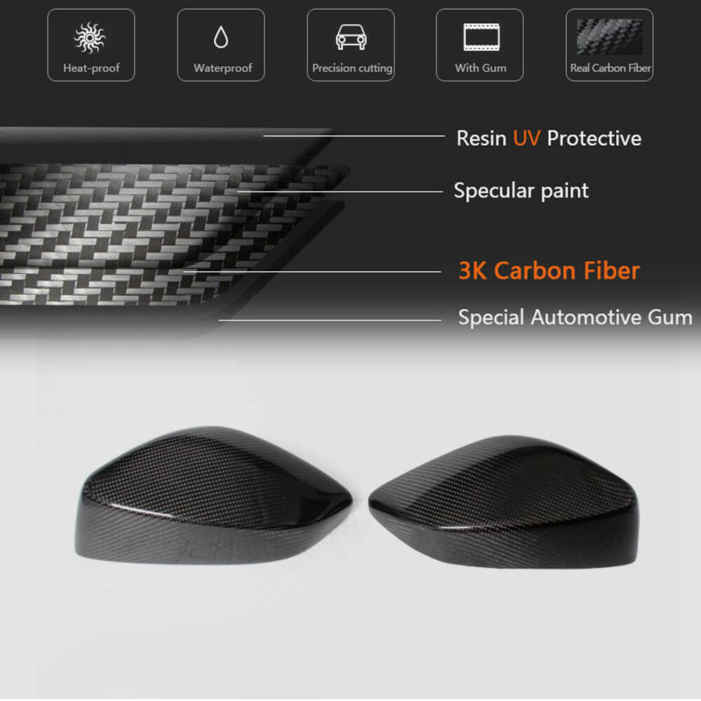 Mirror covers (Carbon) for Subaru BRZ 2012-2021 - image 5