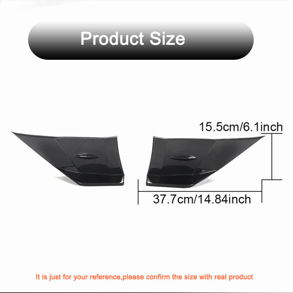 Rear Bumper Covers V2 (Carbon) for Subaru BRZ 2021- - image 5