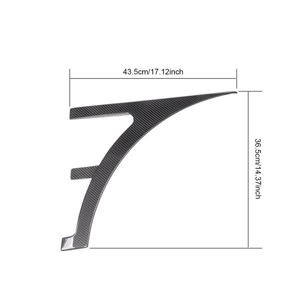 Carbon Front Fender Covers for Mercedes CLA C117 2013-2019 - image 5