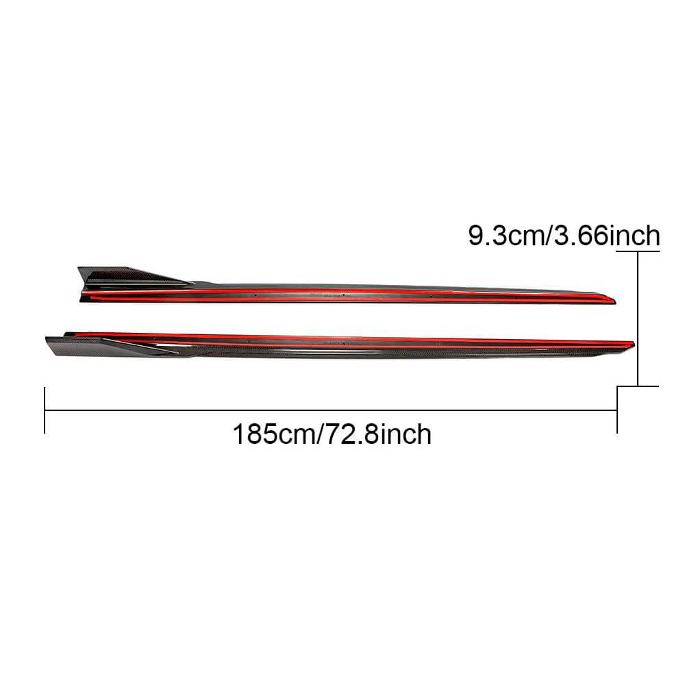Side Skirt Extensions (for M-Sport, Carbon) for BMW 6 Series G32 2017- - image 5
