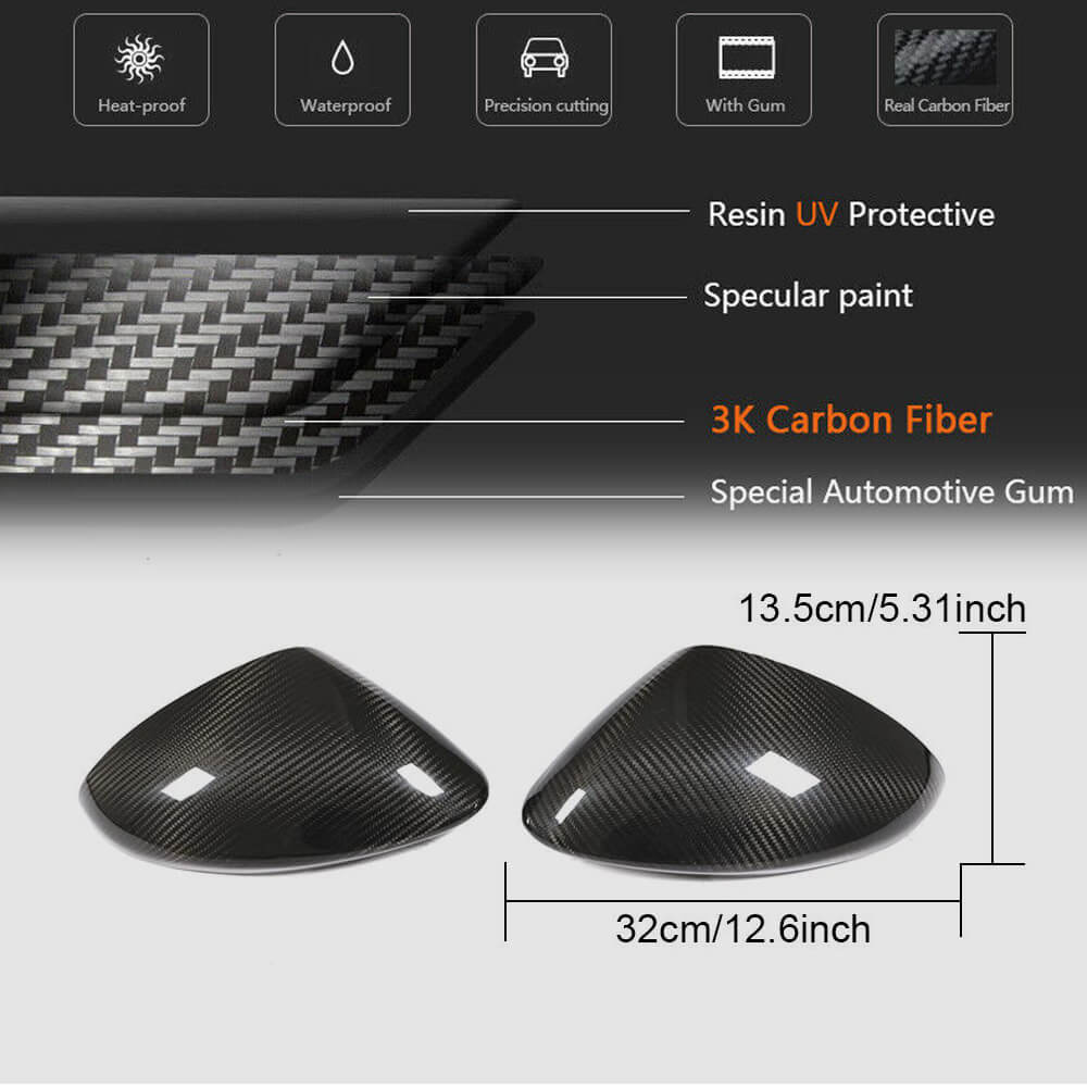 Mirror covers (2017-2023, Dry carbon) for Alfa Romeo Stelvio - image 7
