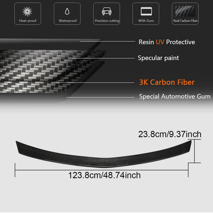 Spoiler V2 (Carbon) for Mercedes E-class W213 2016-2023 - image 5