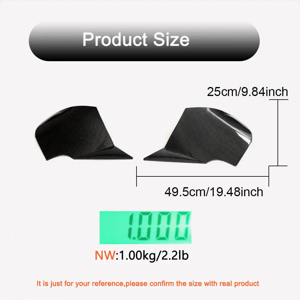 Spoiler covers (2021-2024, Carbon) for Zeekr 001 - image 5