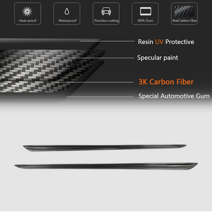Side Skirt Extensions V4 (for G20 M-Sport, Carbon) for BMW 3 Series G20/G21 2018- - image 12