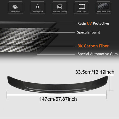 Spoiler V4 (for SD, Carbon) for Mercedes CLS C218 2011-2018 - image 5