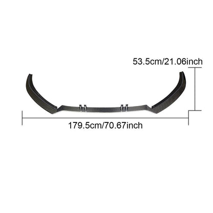 Front bumper lip Carbon V2 (for S-Line 2014-2018) for Audi A6 C7 2011-2017 - image 5