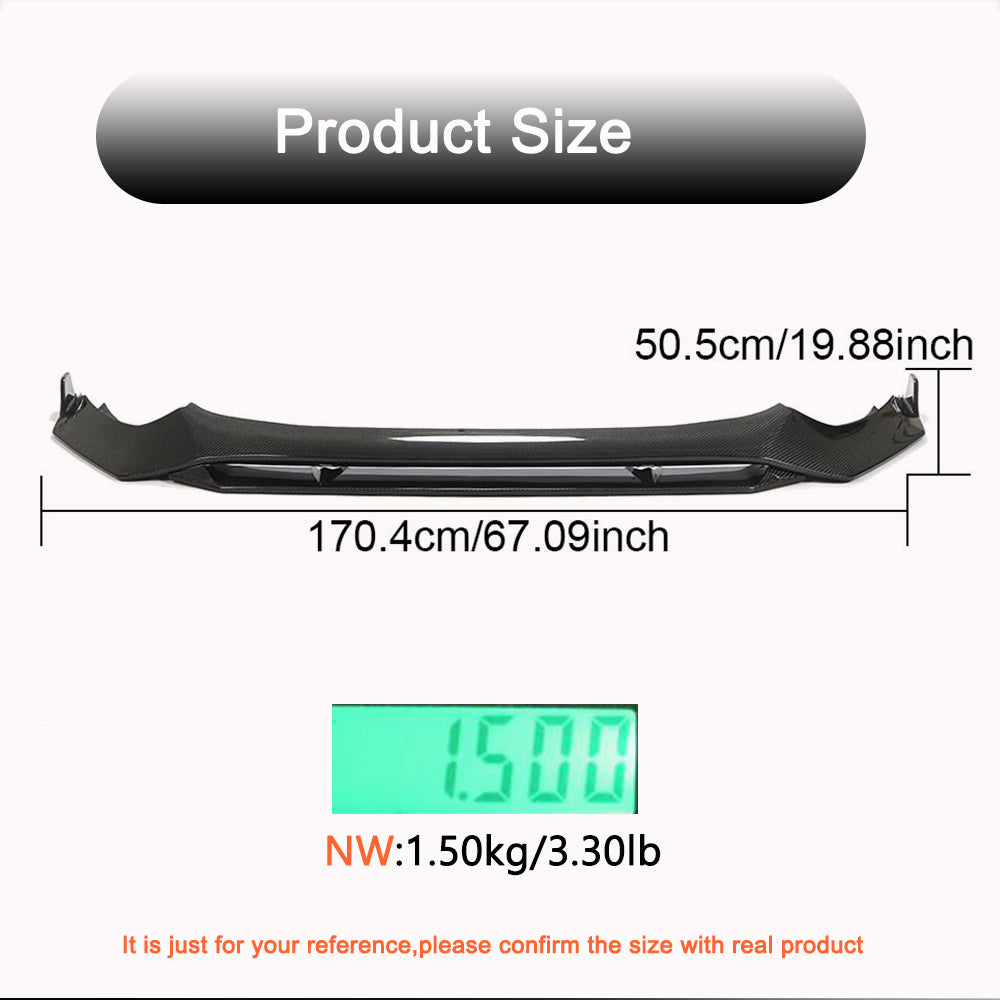 Front Bumper Lip Spoiler (Carbon) for Toyota GR86 2021- - image 5