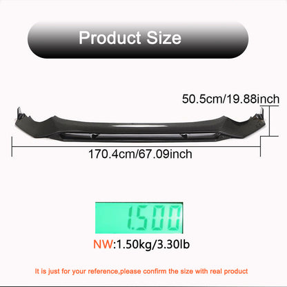 Front Bumper Lip Spoiler (Carbon) for Toyota GR86 2021- - image 5