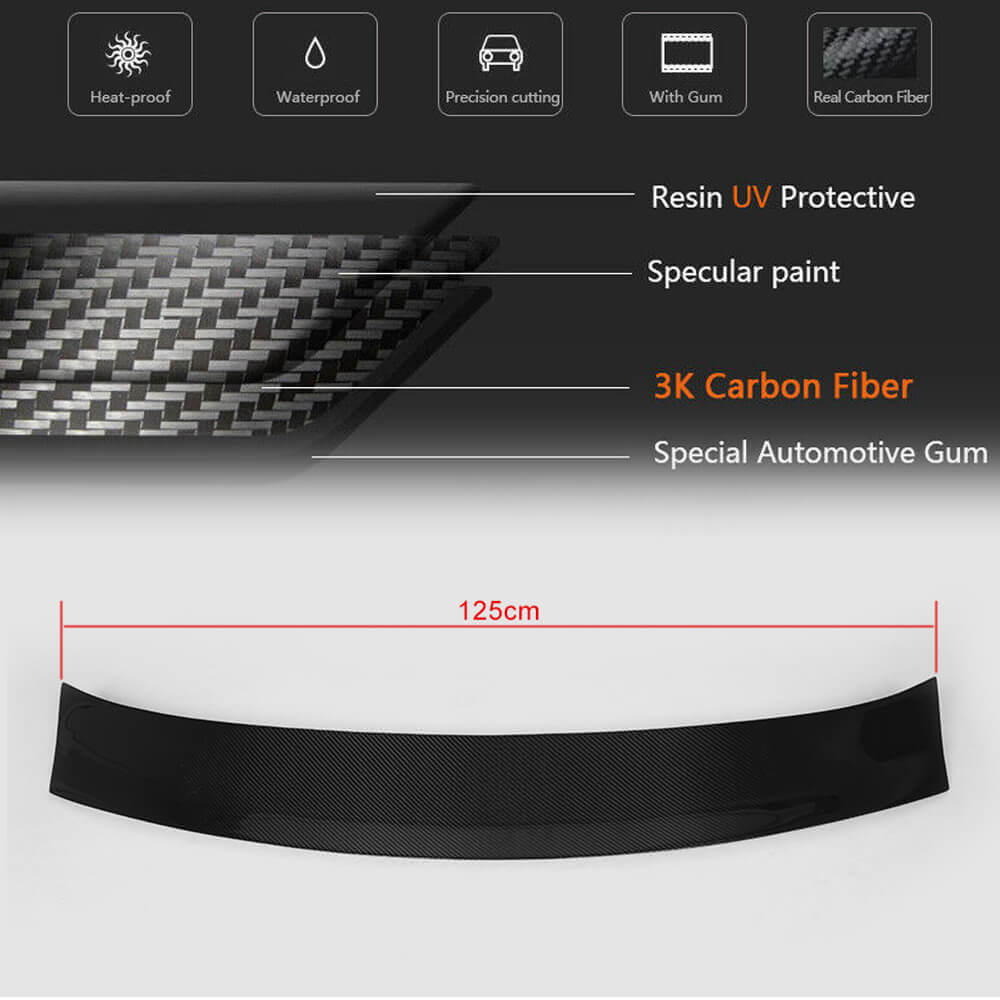 Spoiler V2 (Carbon) for Audi A7 2010-2018 - image 5