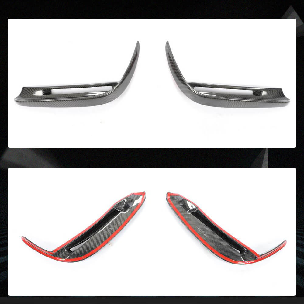 Covers for fog lights (for V-Class 2014-2019, Carbon) for Mercedes Vito / V-class W447 2014↗ year - image 5