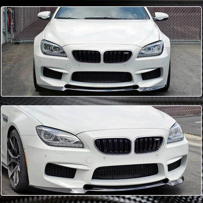 Front Bumper Lip V1 for M6, Carbon for BMW 6 Series F12/F13/F06 2011-2018 - image 5