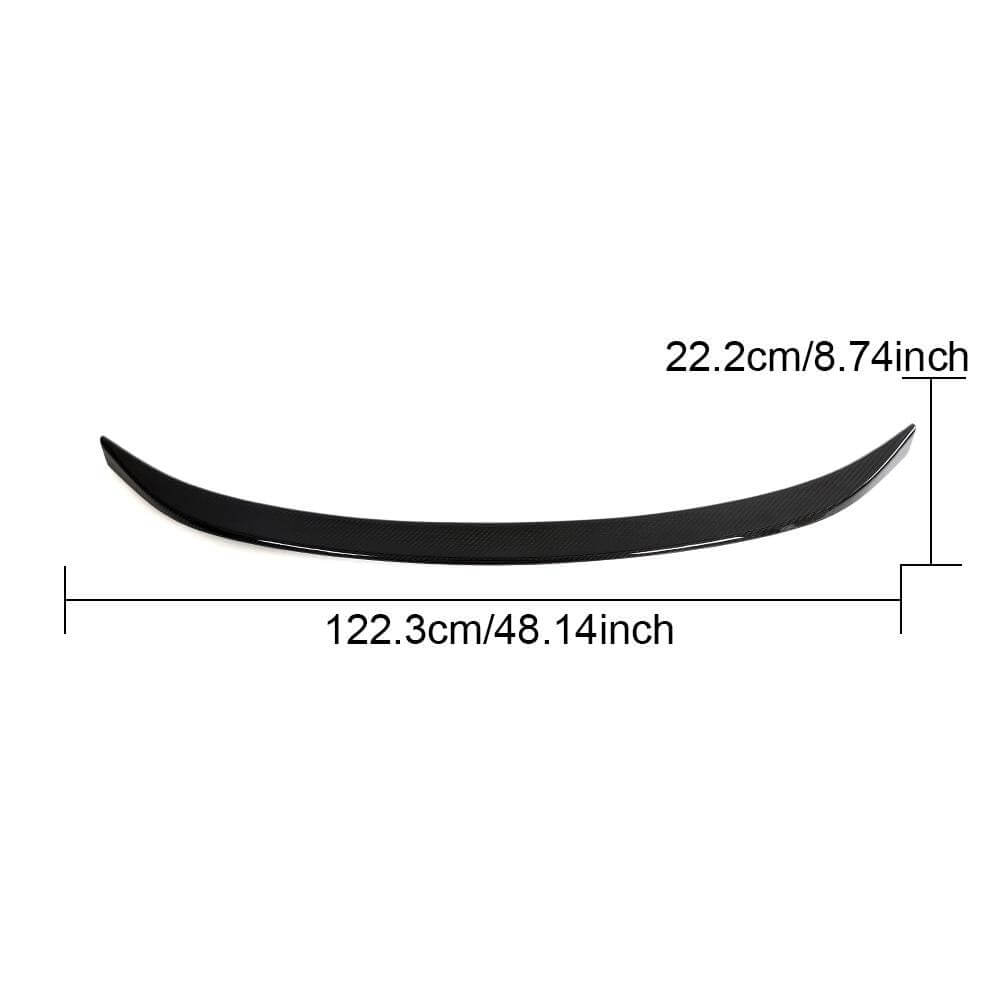 Rear Trunk Spoiler Dry Carbon Fiber V4 (SD) for BMW 3 series G20/21 2018- - image 5