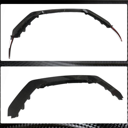 Front Bumper Lip Spoiler (for Base 2017-2019, Carbon) for Jaguar F-Type 2013-2024 - image 5
