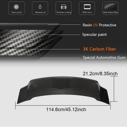 Spoiler V3 (Carbon) for Porsche 911 2012-2018 - image 5