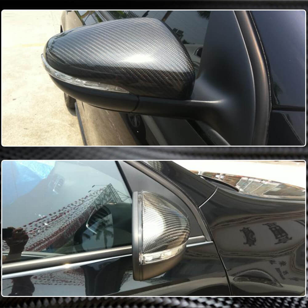Mirror covers V1 (for HB 2010-2013, Carbon) for Volkswagen Golf 6 - image 5