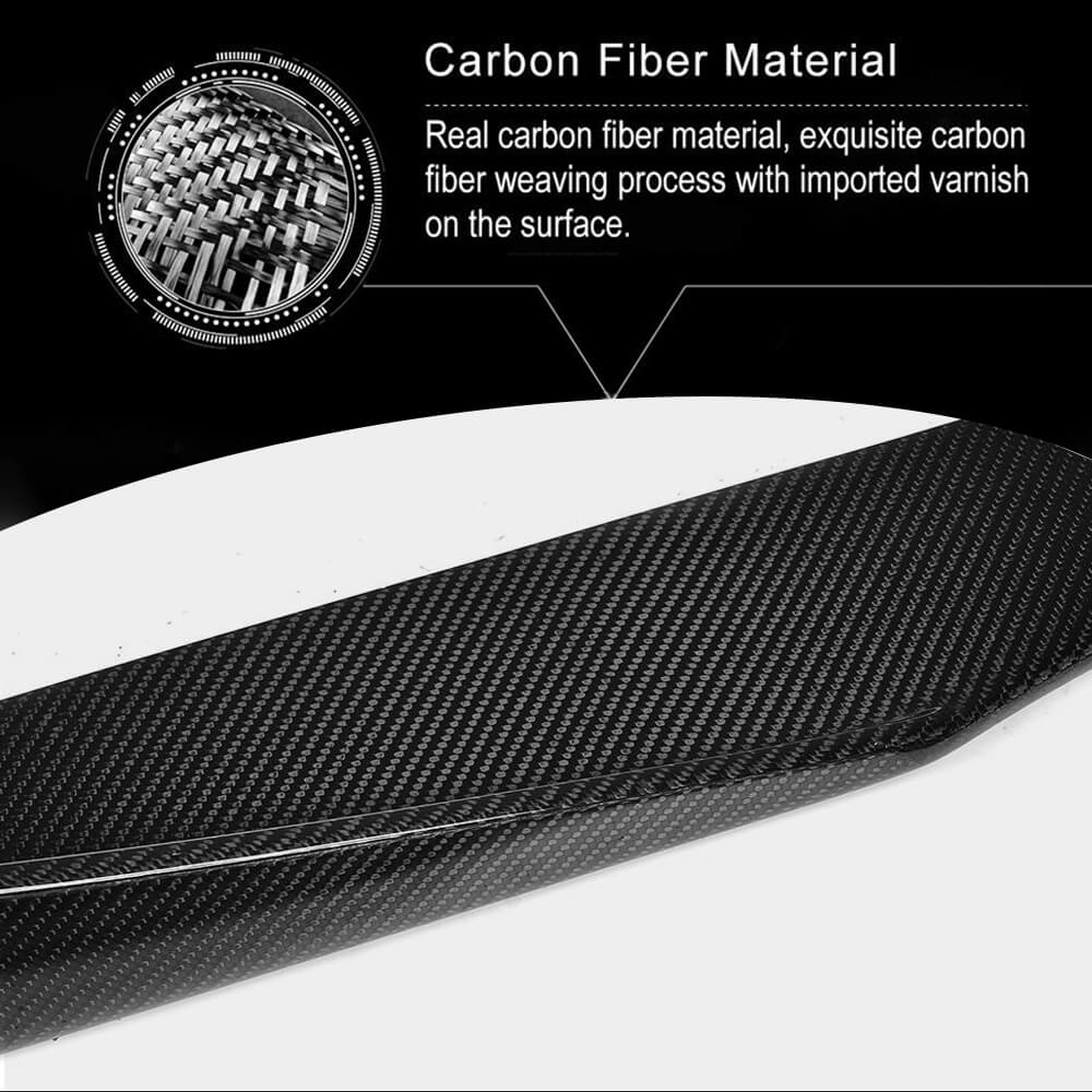 Side Skirts Carbon Fiber V6 (for M-Competition) for BMW 2 Series F22/23 2014-2021 - image 5