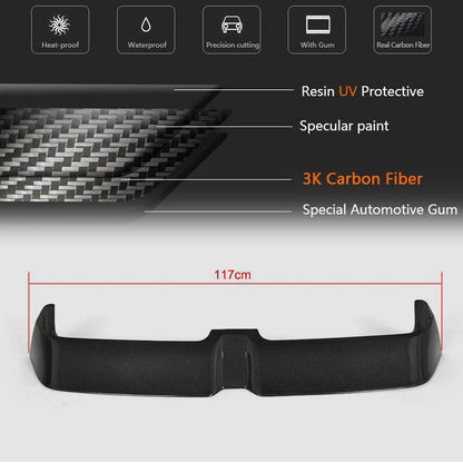 Spoiler V1 (for Base/R-Line HB, Carbon) for Volkswagen Golf 7/E-Golf 2012-2020 - image 5