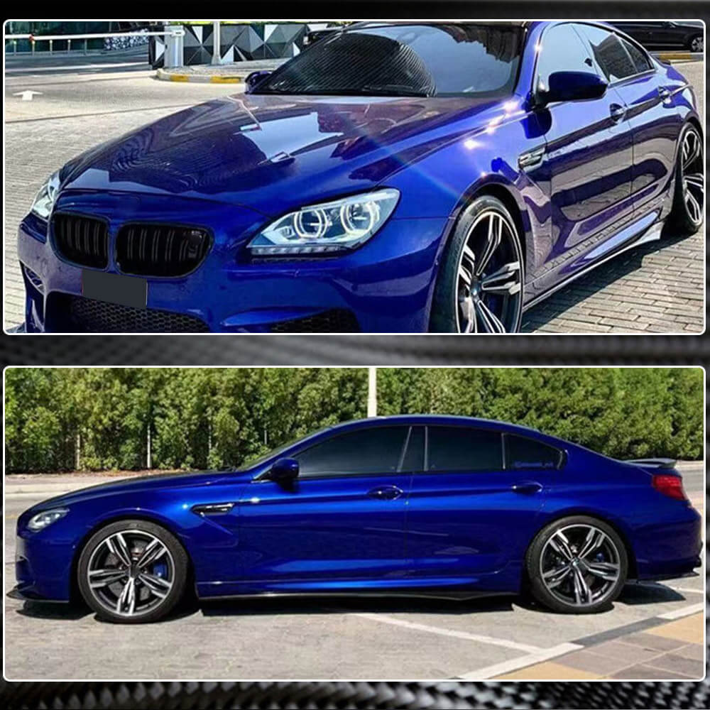 Side Skirt Extensions V1 (for F06 M-Sport, Carbon) for BMW 6 F12/F13/F06 2011-2018 - image 5